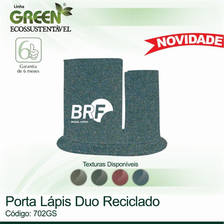 Porta Lápis DUO GREEN TETRA Reciclado