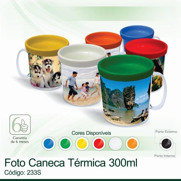 Caneca Foto Térmica 300ml 