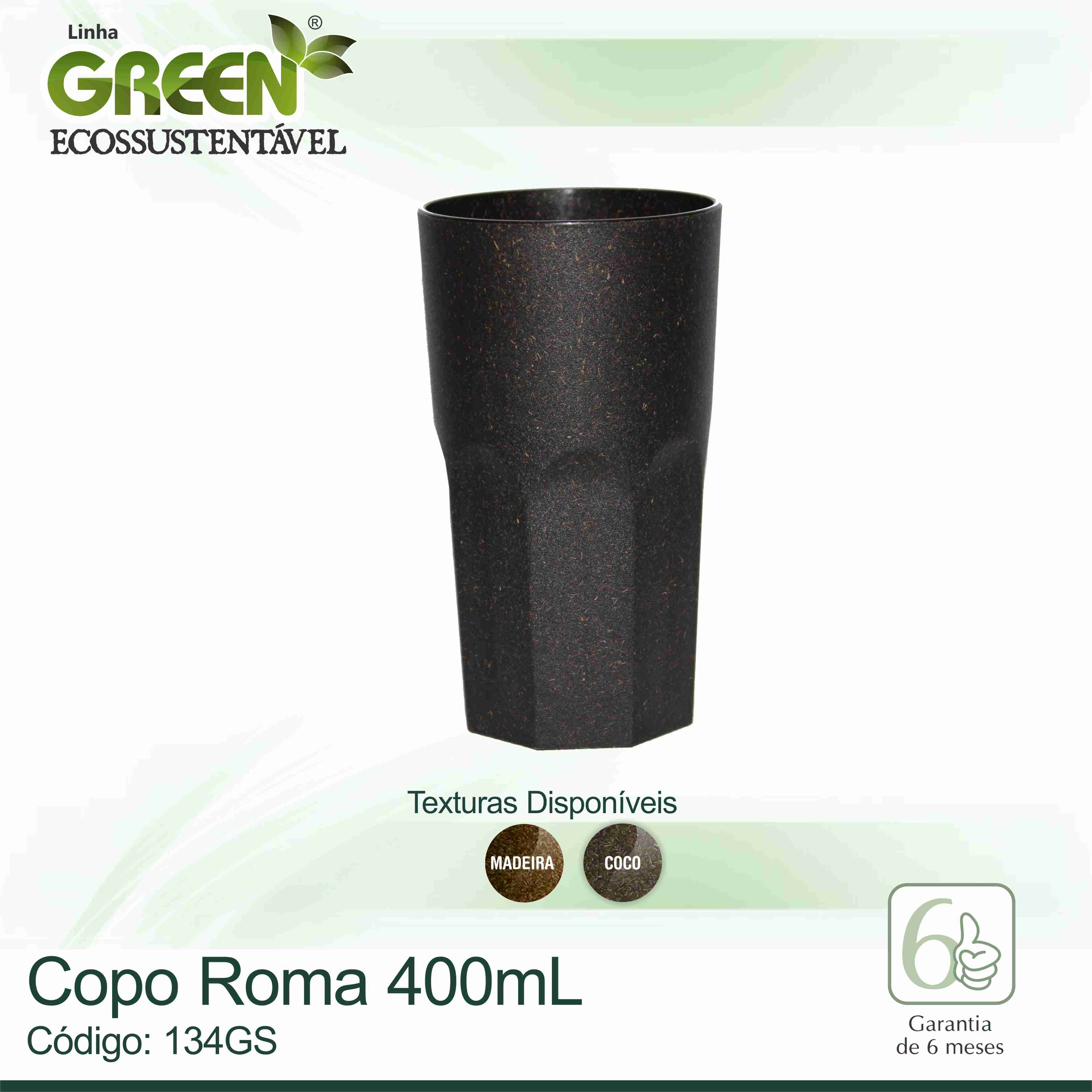 Copo Roma GREEN - 400ml