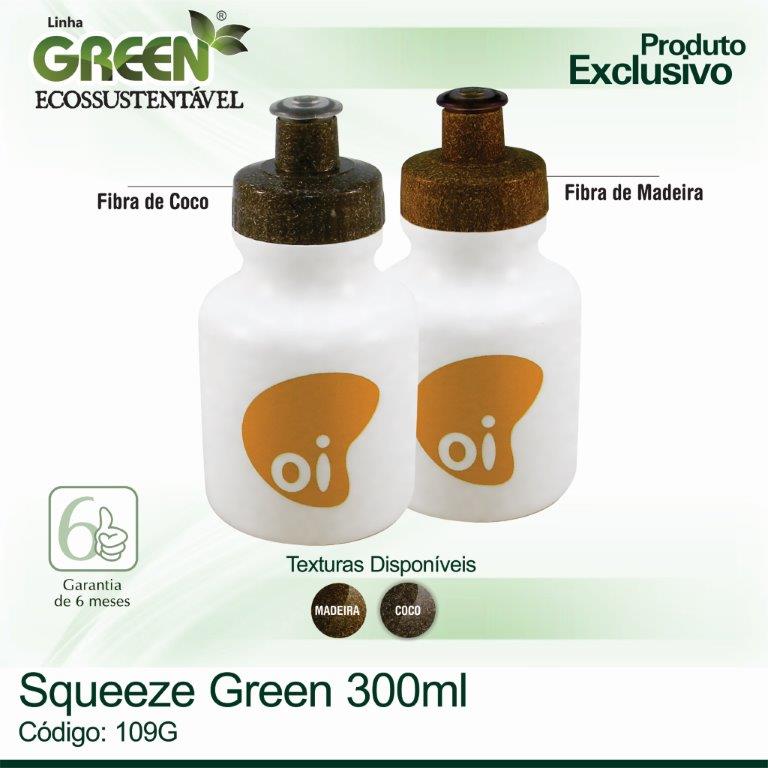 Squeeze Plástico GREEN -  300ml 