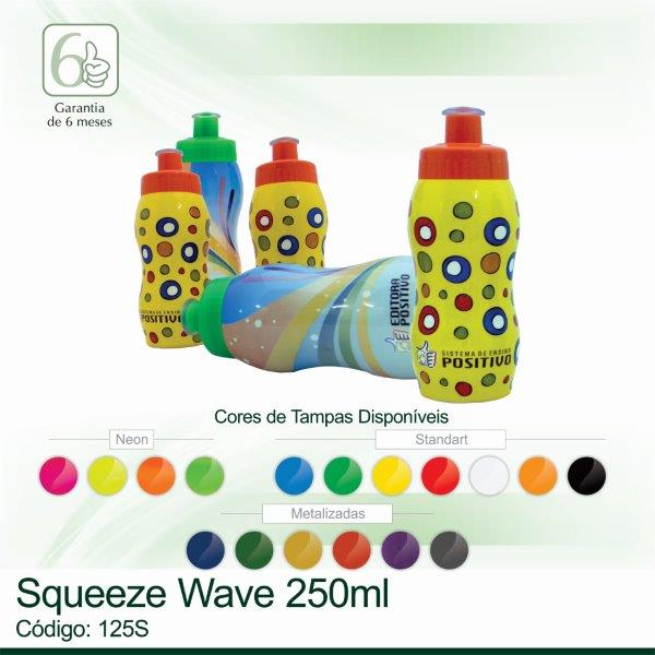Squeeze plastico Wave 250ml 